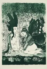 Fünf Perlen by Rosa Loy, 2011, Farblithografie auf Hahnemühle (Wasserzeichen), sold Oct 2024