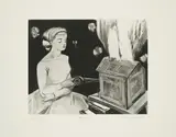 Rosa Loy, Aufzug, 2009, Radierung auf Bütten