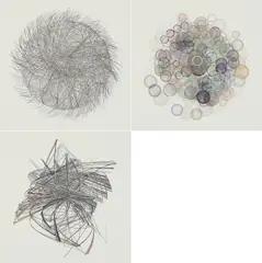 Maix Mayer, Muster (m_07) / Muster (m_06) / Muster (m_01), 2010, Jeweils: Giclée-Druck auf Bütten