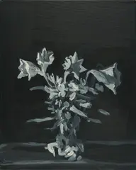 Tom Ellis, "Flowers I", 2010, Acryl auf Leinwand