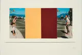 Ian Wallace, Study for At the Crosswalk V, 2008, Inkjetprint auf leichtem Karton