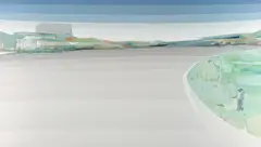 "Dresden" by Daniel Mohr, 2007, Öl und Aquarell auf Leinwand, sold Jan 2025