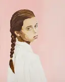 Cornelia Schleime, Ohne Titel, 1997, Acryl, Asphaltlack und Schellack auf Leinwand