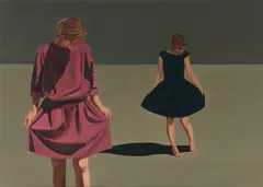 Ruth Bussmann, "Glockenrock", 2018, Öl auf Leinwand