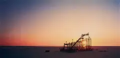 Thomas Wrede, Achterbahnruine "Wilde Maus" (Aus: Real Landscapes), 2013, C-Print