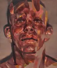 Ohne Titel by Yongchul Kim, 2019, Öl auf Leinwand, sold Jun 2024
