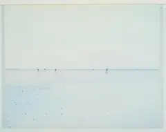 Thomas Wrede, Wattwanderer (Aus: Seascapes), 2001, C-Print