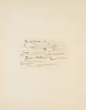 Joseph Beuys, Urschlitten 2 (Aus: Zirkulationszeit), 1982, Radierung auf Arches (Wasserzeichen)