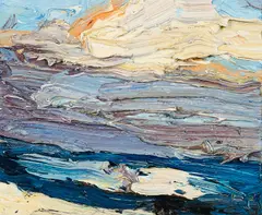 Klaus Fußmann, Ohne Titel (Abend), 1999, Öl auf Leinwand