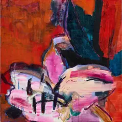 Burkhard Held, "Lotus", 2013, Öl auf Leinwand