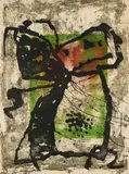 Joan Miró, Rupestres XII, 1979, Farbradierung auf Arches (Wasserzeichen)