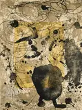 Joan Miró, Rupestres XIII, 1979, Farbradierung auf Arches (Wasserzeichen)