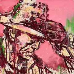 Like a Shadow by Hans-Peter Stark, 2006, Öl auf Leinwand, sold Apr 2024