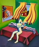 Mark Kostabi, "Disentanglement"