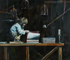 Marc Siebenhüner, "Chance", 2013, Acryl auf Aluminium