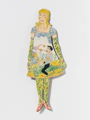 Moritz Götze, "Reiter", 2001, Emaille-Figur