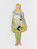 Moritz Götze, "Reiter", 2001, Emaille-Figur