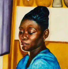 Antje Majewski, Millie 2, 2002, Öl auf Leinwand