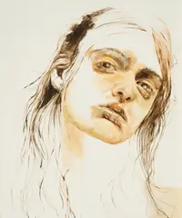 Anna Borowy, "Ansgars Mädchen", 2009, Öl auf Leinwand