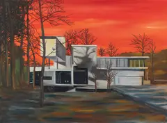 Eamon O'Kane, "Studio 20 (Aus: Studio in the Woods Series)", 2003, Acryl auf Leinwand