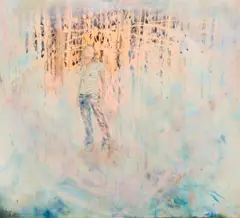 Bernd Kirschner, "Strahlen", 2007, Öl auf Leinwand