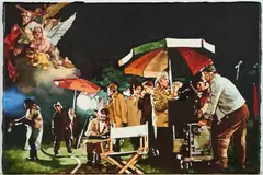 Sebastian Schrader, "Die ewigen Komparsen", 2007, Öl auf Leinwand