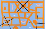 Ton Slits, Ohne Titel, 1996, Acryl auf Leinwand