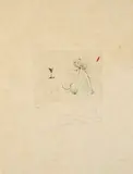 Aus: Petits nus (Ronsard) by Salvador Dalí, 1973, Radierung, koloriert auf Japan, sold Apr 2024