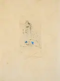 Aus: Petits nus (Ronsard) by Salvador Dalí, 1973, Radierung, koloriert auf Japan, sold Apr 2024