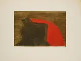Arthur Luiz Piza, Ohne Titel, Farbradierung mit Prägung auf Arches (Wasserzeichen)