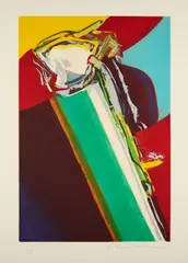 John Chamberlain, Ohne Titel, Farbradierung auf Arches (Wasserzeichen)