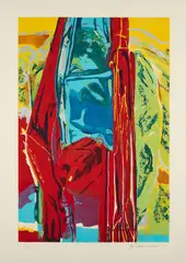 John Chamberlain, Ohne Titel, Farbradierung auf Arches (Wasserzeichen)