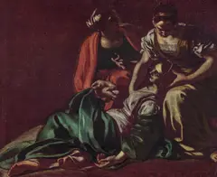 Francesco Solimena, Vorbereitende Studie zur Kreuzigung, Um 1728, Öl auf Leinwand