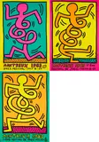 Keith Haring, Konvolut von 3 Plakaten zum Jazz Festival in Montreux, 1983, Jeweils: Farbserigrafie auf leichtem Karton