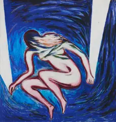 Gerhard Naschberger, Ohne Titel, 1982, Öl auf Leinwand