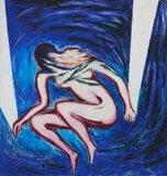 Gerhard Naschberger, Ohne Titel, 1982, Öl auf Leinwand