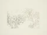 Werner Tübke, Schlacht bei Frankenhausen II (Aus: 10 Lithographien II), 1981, Lithografie auf Bütten