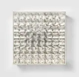 Ohne Titel by Adolf Luther und Günther Uecker, 1968/1972, 64 Nägel und Linsen auf verspiegelter Holzrückwand, sold Jun 2024