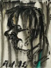 Antonius Hoeckelmann, Ohne Titel, 1991, Öl auf Leinwand