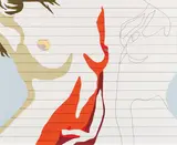 Werner Berges, "Schöne", 1973, Acryl auf Leinwand