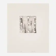 Al Taylor, Untitled (Small Holes), 1988, etching on Somerset Satin