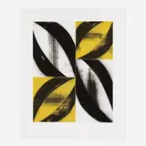 Charles Arnoldi, Untitled (from the Arcs series), 2016, polymergravure with etching and photo-etching in colors on Somerset