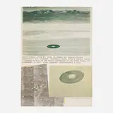 Dennis Oppenheim, Devil's Hole, 1979, lithograph in colors on Arches