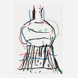 Peter Voulkos, Check's in the Mail, 1979, lithograph in colors