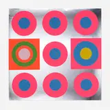 Peter Gee, Untitled, 1968, screenprint in colors on metallic paper