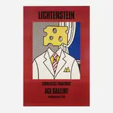 Roy Lichtenstein, Surrealist Paintings poster, 1978, offset lithograph in colors