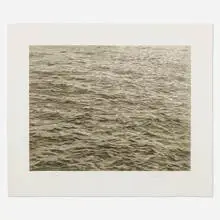 Vija Celmins, Ocean with Cross #1, 2005, lithograph on paper