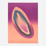 Larry Bell, Barcelona #9, 1989, lithograph in colors
