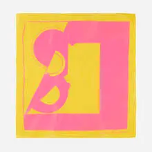 Matt Connors, Bandana, 2020, screenprint on cotton