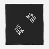 Jenny Holzer, LET ME STAND bandana